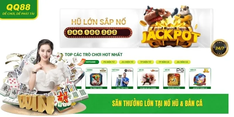 QQ88 🎖️ Nhà Cái Casino QQ88 NCI Link Vào Mới Nhất T5/2025 17 Săn thưởng hấp dẫn tại Nổ hũ & Bắn cá